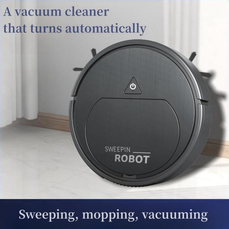Robotic vacuum cleaner, home intelligent robotic vacuum cleaner, small mini USB charging all-in-one cross-border factory wholesale