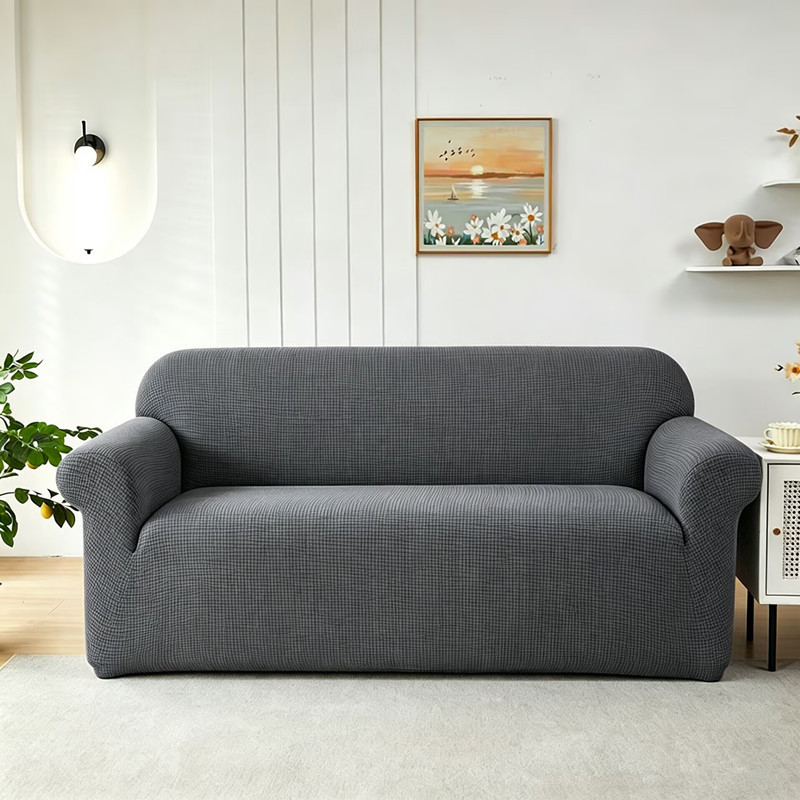 Wholesale custom elastic sofa covers, full package anti-cat scratch sofa covers, thickened anti-slip lazy sofa protective covers, cross-border