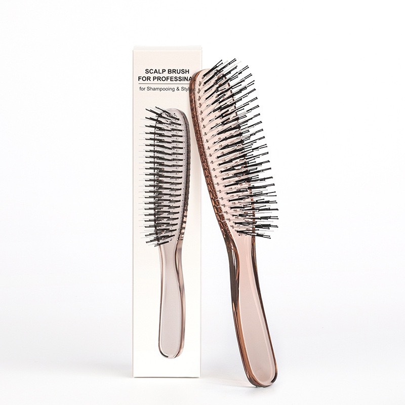 Cross-border Zeus-style hot-selling new hair comb, dual-use for dry and wet application, scalp massage, cleaning, and volumizing styling.