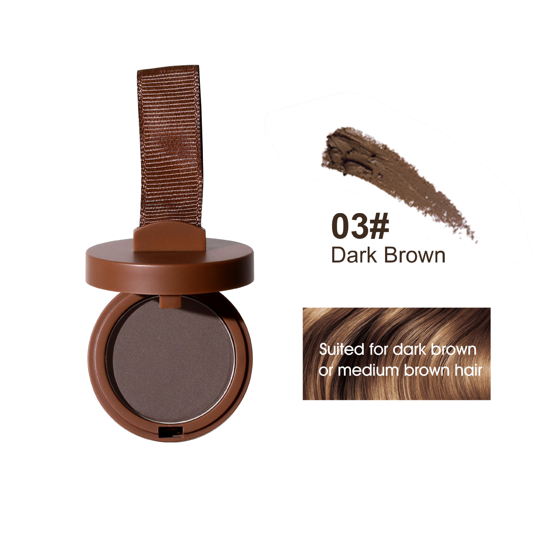 Cross-border bob hairline shadow powder, hair parting filler, waterproof, sweat-proof, long-lasting, natural hair concealer and contour powder