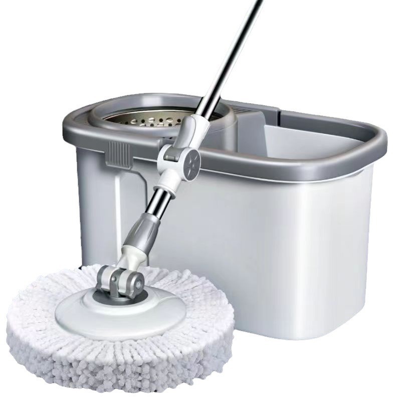 New type of rotating mop, household one-mop clean, hand-wash mop bucket set, floor mop cloth, absorbent mop bucket wholesale