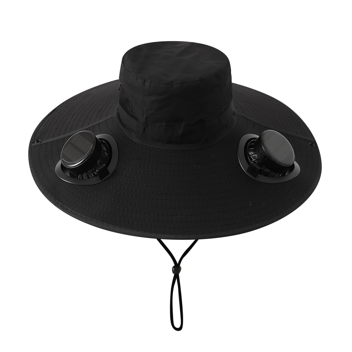 Solar-powered fan cap for men, summer air conditioning cooling, fishing, outdoor sun protection and UV protection, fisherman's cap, charging wonder