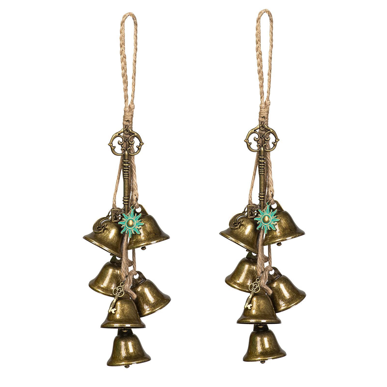 Witch Bells, a new and popular cross-border e-commerce seller, features a witch-themed wind chime for doors, walls, and as a commemorative bell.