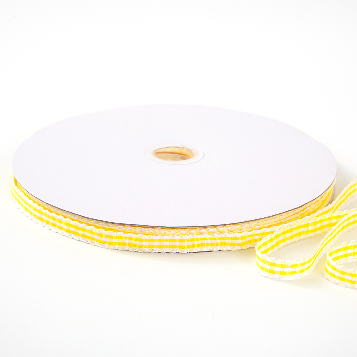 Factory wholesale 1cm checkered ribbon with wavy edges, colorful headwear, gift wrapping ribbons, flower bows, and accessories.