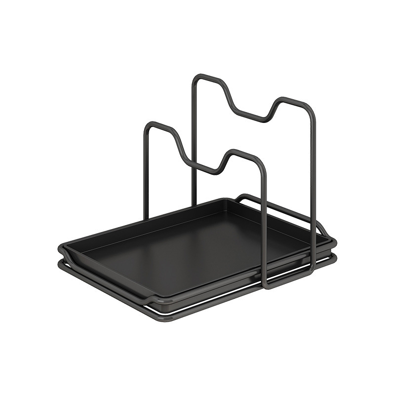 Pot lid rack, cutting board placement rack, countertop, chopping board rack, kitchen spatula holder, storage rack, cutting board rack, pot lid placement magic tool