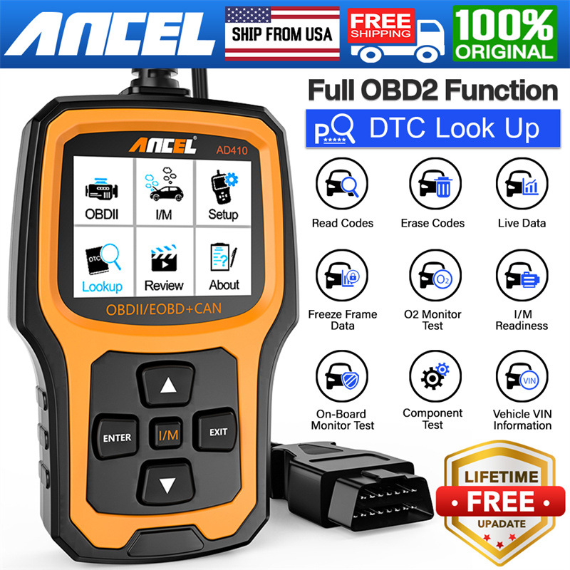 Ancel AD410 OBD2 Diagnostic Tool Automotive Scanner