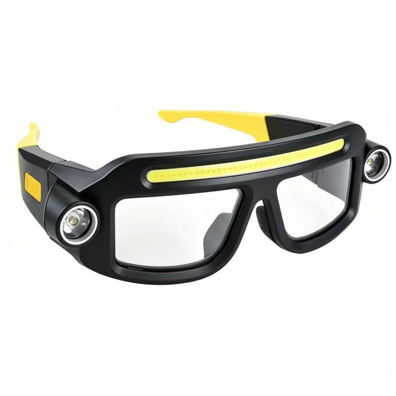 New portable glasses lamp ear-hanging sensor fishing headlamp TYPE-C rechargeable headlamp outdoor night riding headlamp