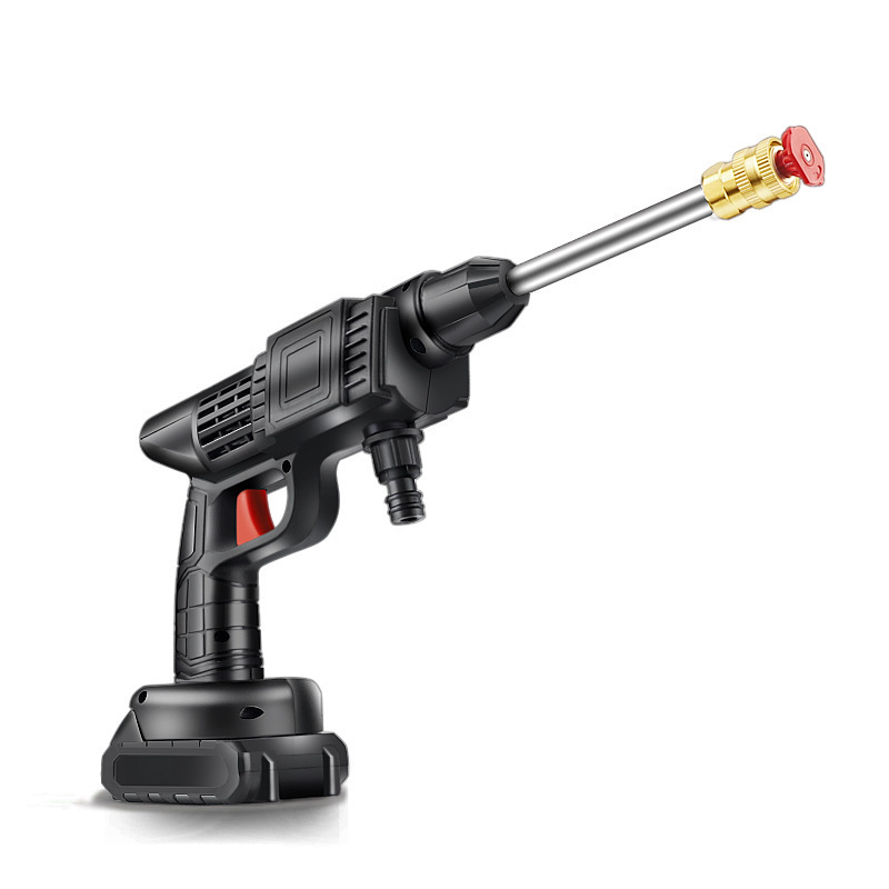 Wireless high-pressure car wash water gun, high-power portable car wash machine, lithium battery cleaning machine, spray gun for car washing.
