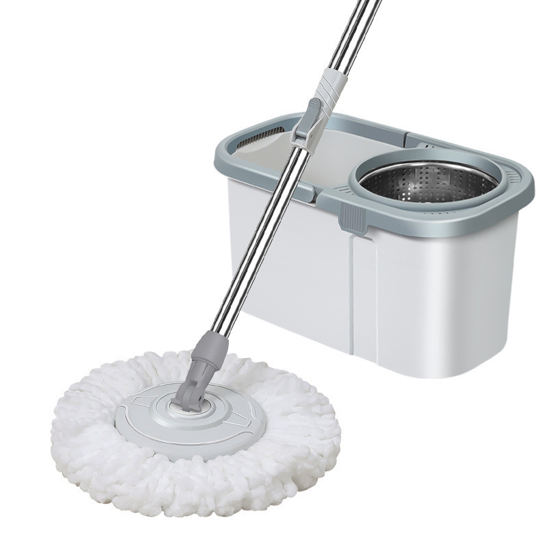 Rotating mop bucket washing and washing integrated household rotating mop, dual-drive mop cleaning tool, mop bucket set