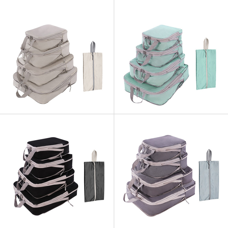 Amazon Travel Compressor Pack Portable Storage Bags 4/5/6 Piece Set for Luggage and Clothing Dividers