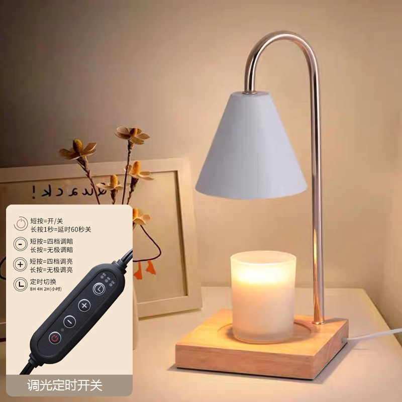 Amazon Retro Aromatherapy Candle Lamp for Bedroom, Smokeless Diffusion Night Light, Ambient Decoration, Candle Lamp