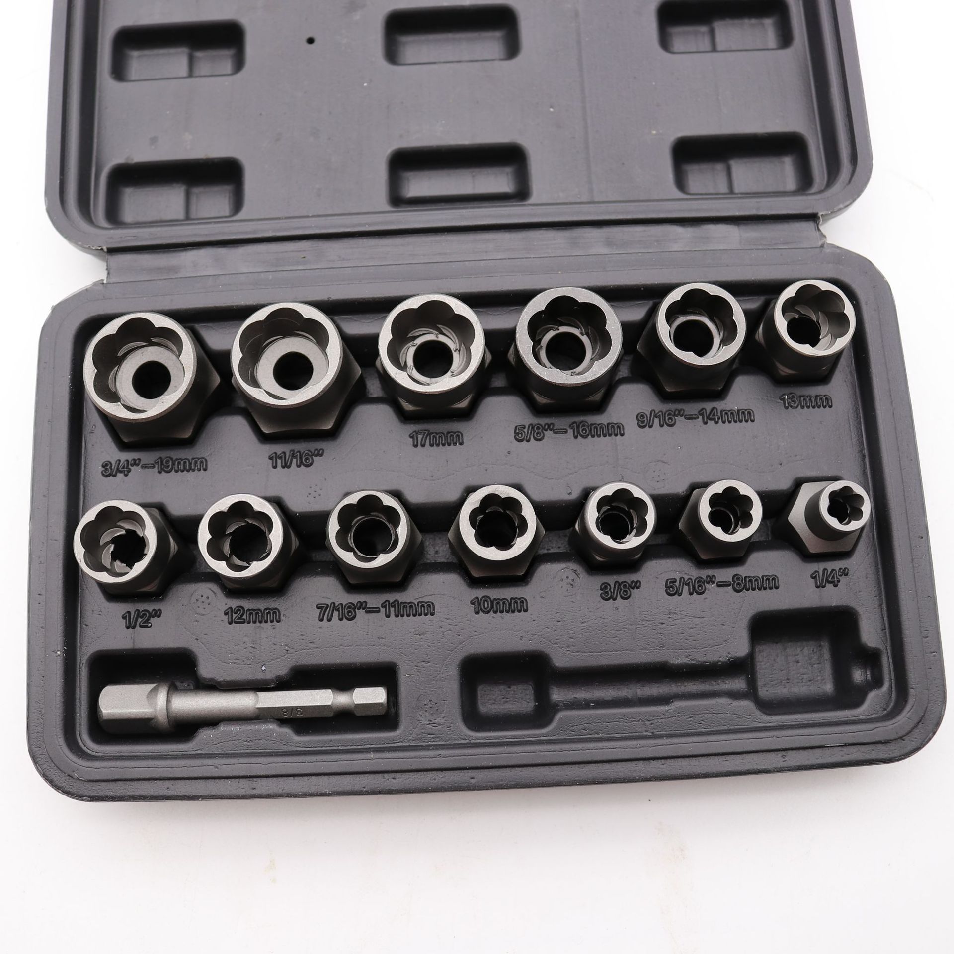 14pcs set nut remover, broken and incomplete screw and nut remover manufacturer wholesale broken wire remover