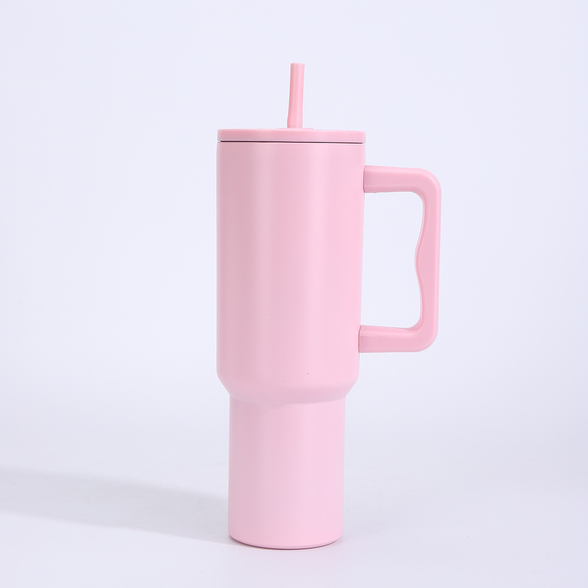 40oz third-generation cross-border car mug, large capacity ice cup, export car water cup with handle and straw