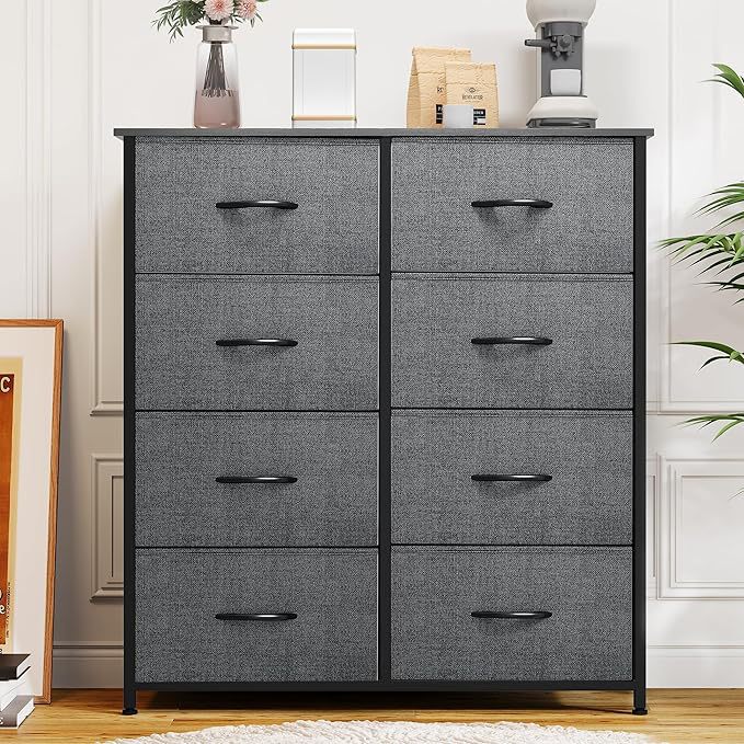 Japanese-style non-woven fabric storage cabinet, drawer type, multi-layer assembly, home baby toy organizer.
