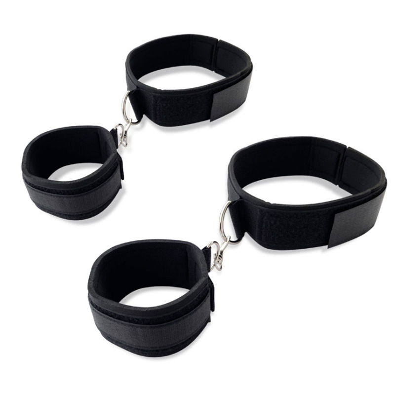 Adult factory SM products hand and leg bindings, couple bondage, handcuffs, BDSM, alternative props, new sexy products