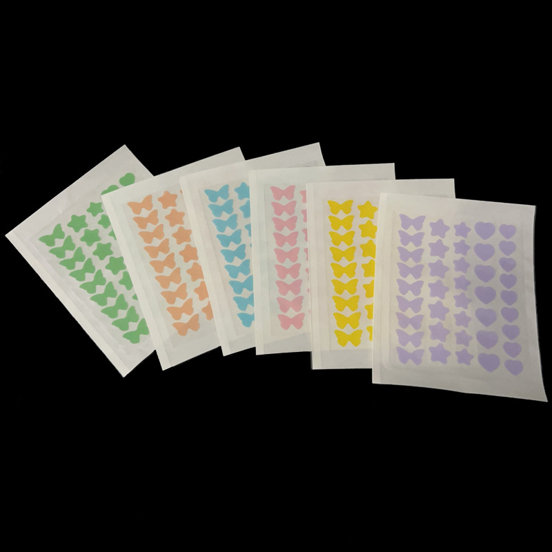 Foreign trade export colored acne patches, hydrocolloid, three types of combination acne patches, concealer acne scar patches, 40 patches mixed pack