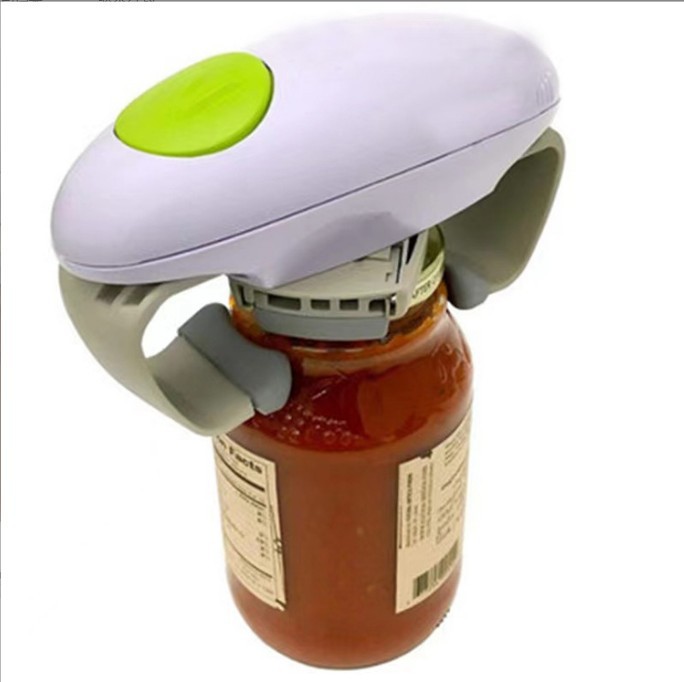 Automatic bottle opener, multi-functional electric double-ear kitchen tool, can opener, bottle cap tightening wonder, in stock, cross-border supply