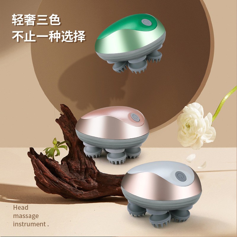 New cross-border e-commerce head massager, kneading and relaxing mini massager, Electric Scalp Massager
