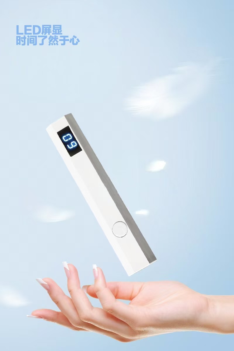 Cross-border nail art lamp, single-line lamp, wearable nail lamp, quick-drying, rechargeable mini nail lamp, spotlight model.