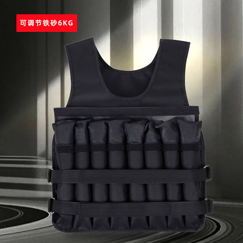 Weighted vest running gear set, invisible steel ball sandal clothing, sports leg wraps, sandbag training