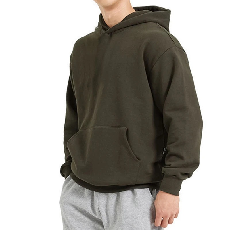 High-quality cross-border men's hoodies, autumn and winter casual loose sweatshirts, fitness off-the-shoulder sleeve hoodies are in stock and available for wholesale