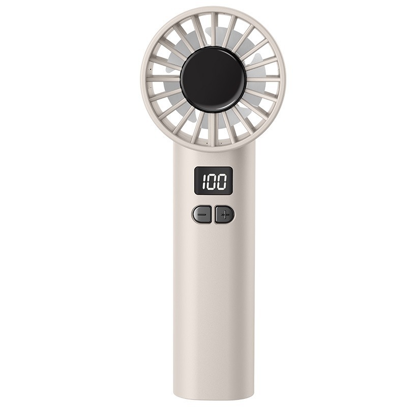 Cross-border popular handheld mini portable neckband desktop fan rechargeable minimalist fan.