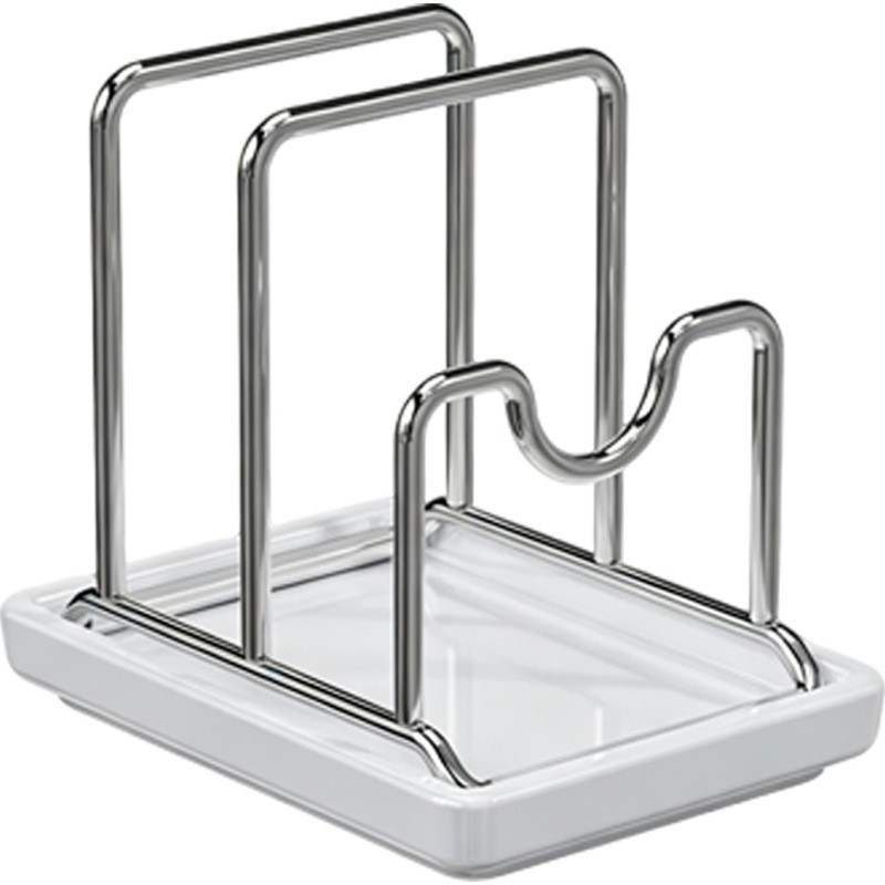 Stainless steel pot lid rack, cutting board rack, kitchen cutting board placement rack, countertop, chopping board rack, cutting board storage rack