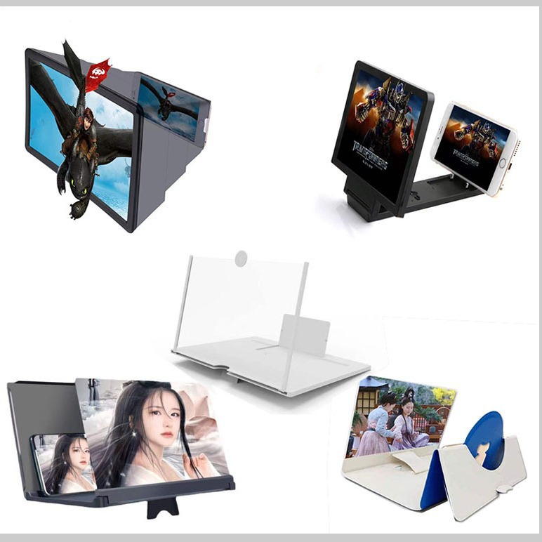[Cross-border] Containerized Goods, Consolidation, 3D Screen Mobile Phone Magnifier, High-Definition Video Magnifier Projector