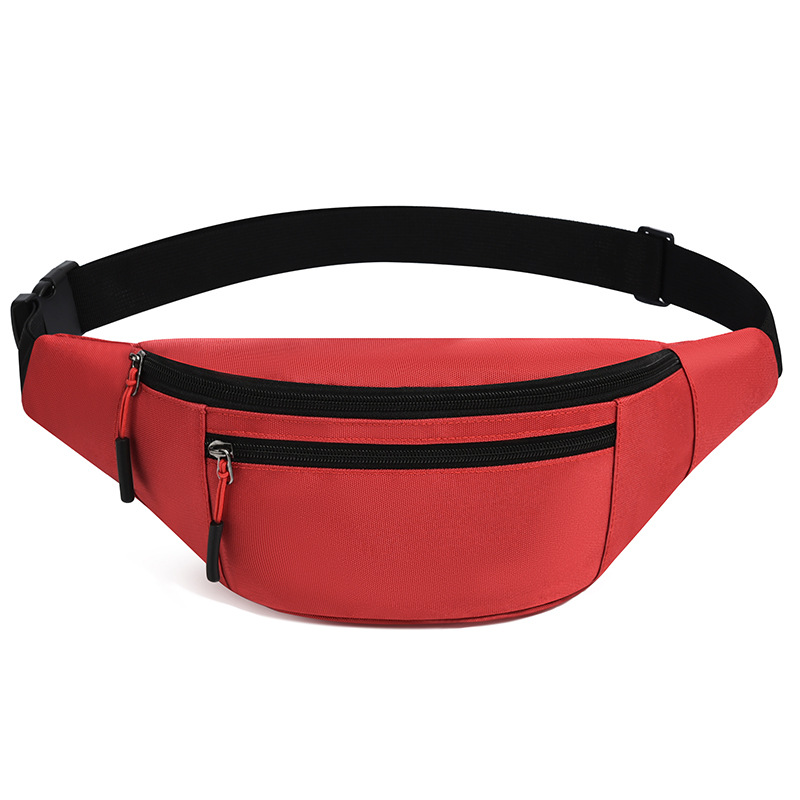 Custom-designed casual and versatile crossbody bag for men and women, simple and stylish chest bag, lightweight outdoor shoulder bag, cycling waist bag.