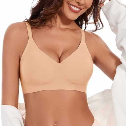 habibee Bra for Women No Underwire Comfort Seamless Bras Pus