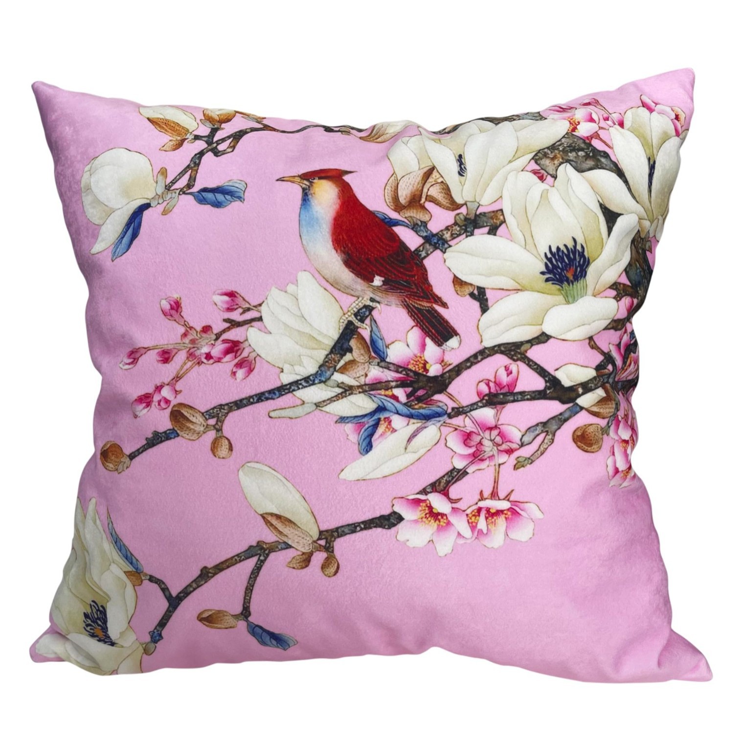 Cross-border retro Chinese-style butterfly and flower throw pillows, digital printed cushions, creative gifts, detachable and washable, factory direct sales