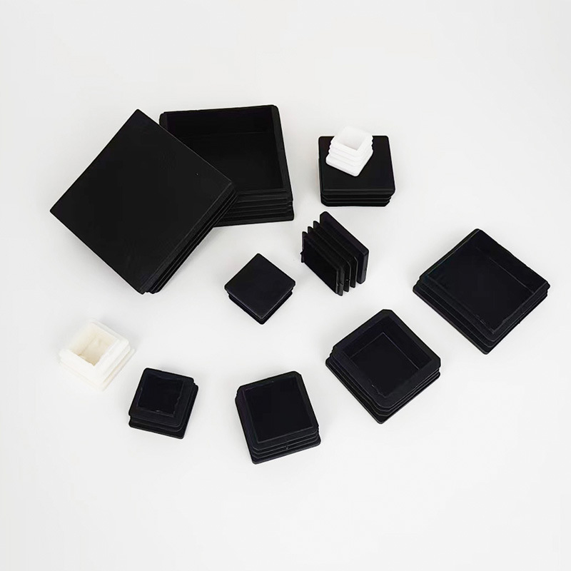 Factory wholesale square pipe plugs, plastic hole plugs, square pipe plugs, furniture foot pads, rubber plugs, cap heads