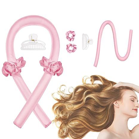 Heatless curling iron headband, heatless curling iron ribbon hair clips and headbands, sleeping curling iron
