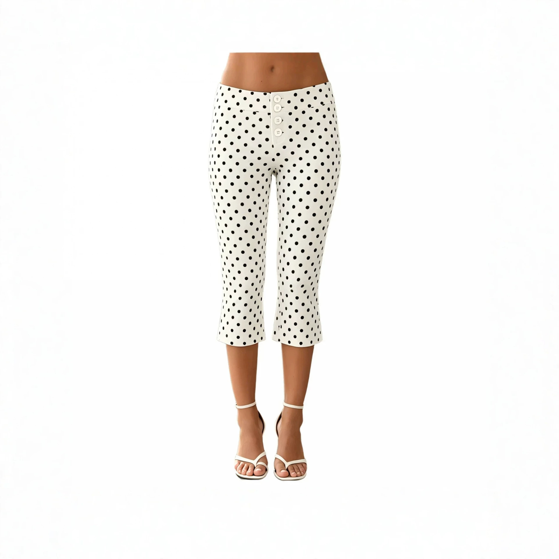 European and American cross-border temu button casual flared pants high-waisted hip-lifting slimming outerwear leggings women's casual pants women's clothing