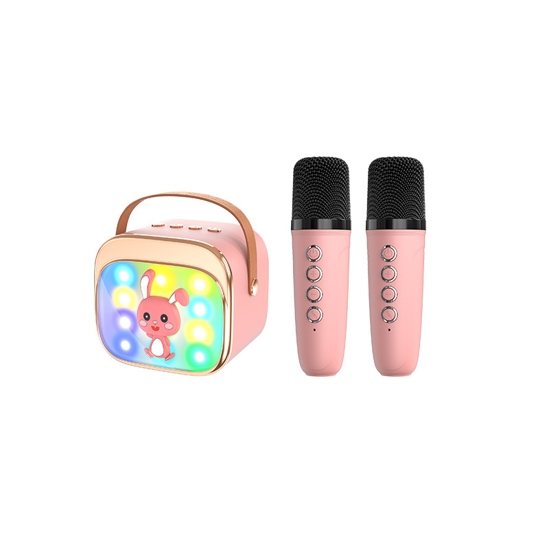 FCC Kids Karaoke Speaker Home Microphone All-in-One Singing Machine Gift Set Private Molded Speaker P12