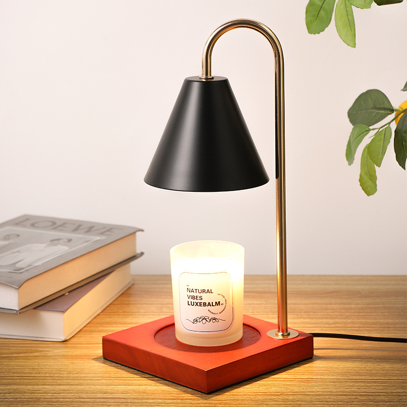 Cross-border Instagram style flameless aromatherapy candle lamp ambient night light with timer and dimming function, decorative table lamp