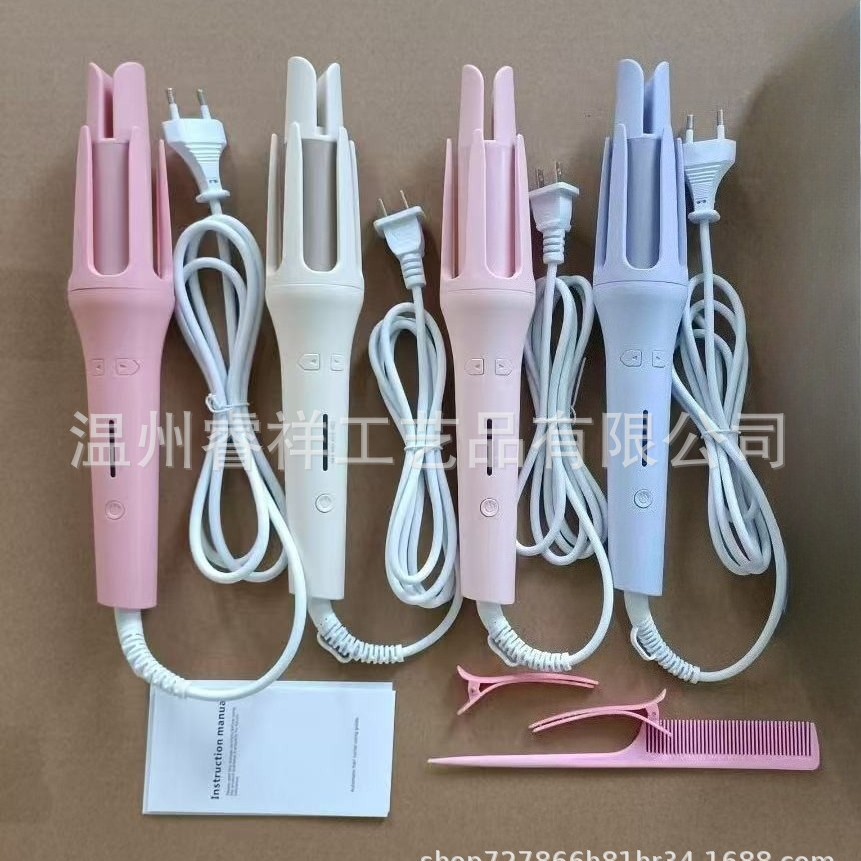 Source manufacturer of automatic curling irons, 32mm, negative ion, gentle on hair, long-lasting, suitable for dorm use, perfect for lazy people with big waves.