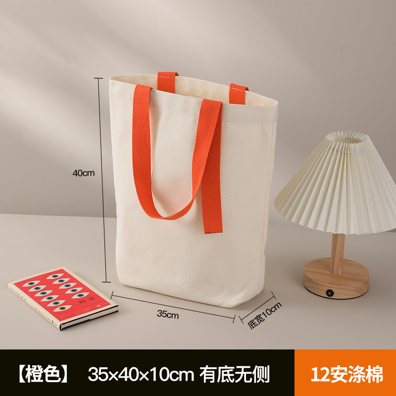 Customized canvas bags with logo handles, ribbons, advertising, storage, and eco-friendly materials.
