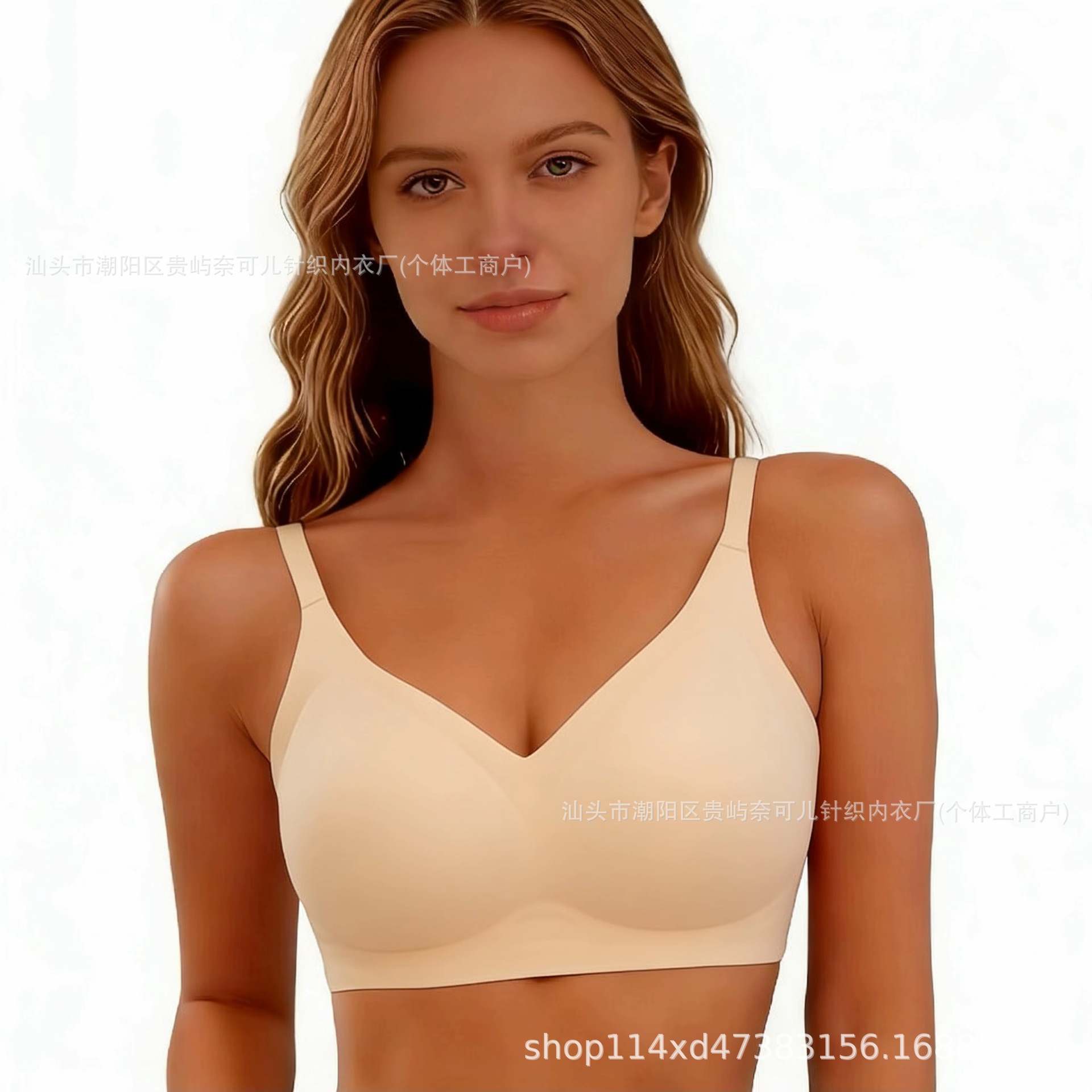 New cross-border European and American style thin-strapped push-up comfortable bra, Amazon TK Xiyin Temu best-selling bra