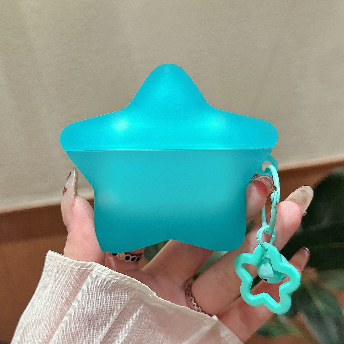 Translucent Star compatible with Samsung galaxy buds3 Case pro Bluetooth Earphone Case 3FE Five-pointed Star Solid color