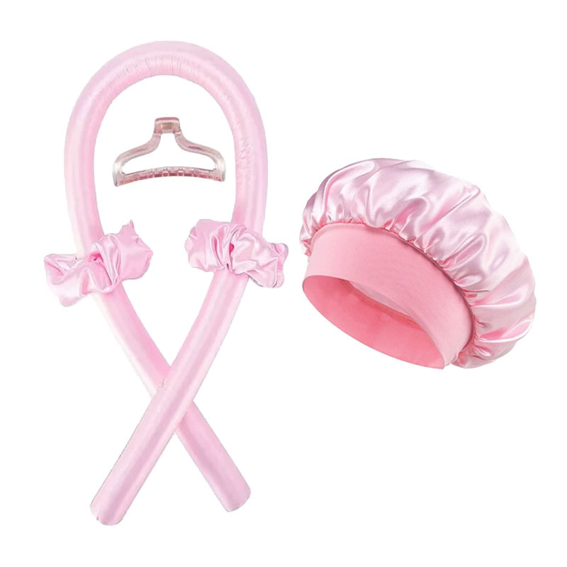 Amazon Shower Cap Heatless Curling Iron Lazy Wave Sleep Curling Tool Sponge Foam Curling Iron That Doesn't Damage Hair
