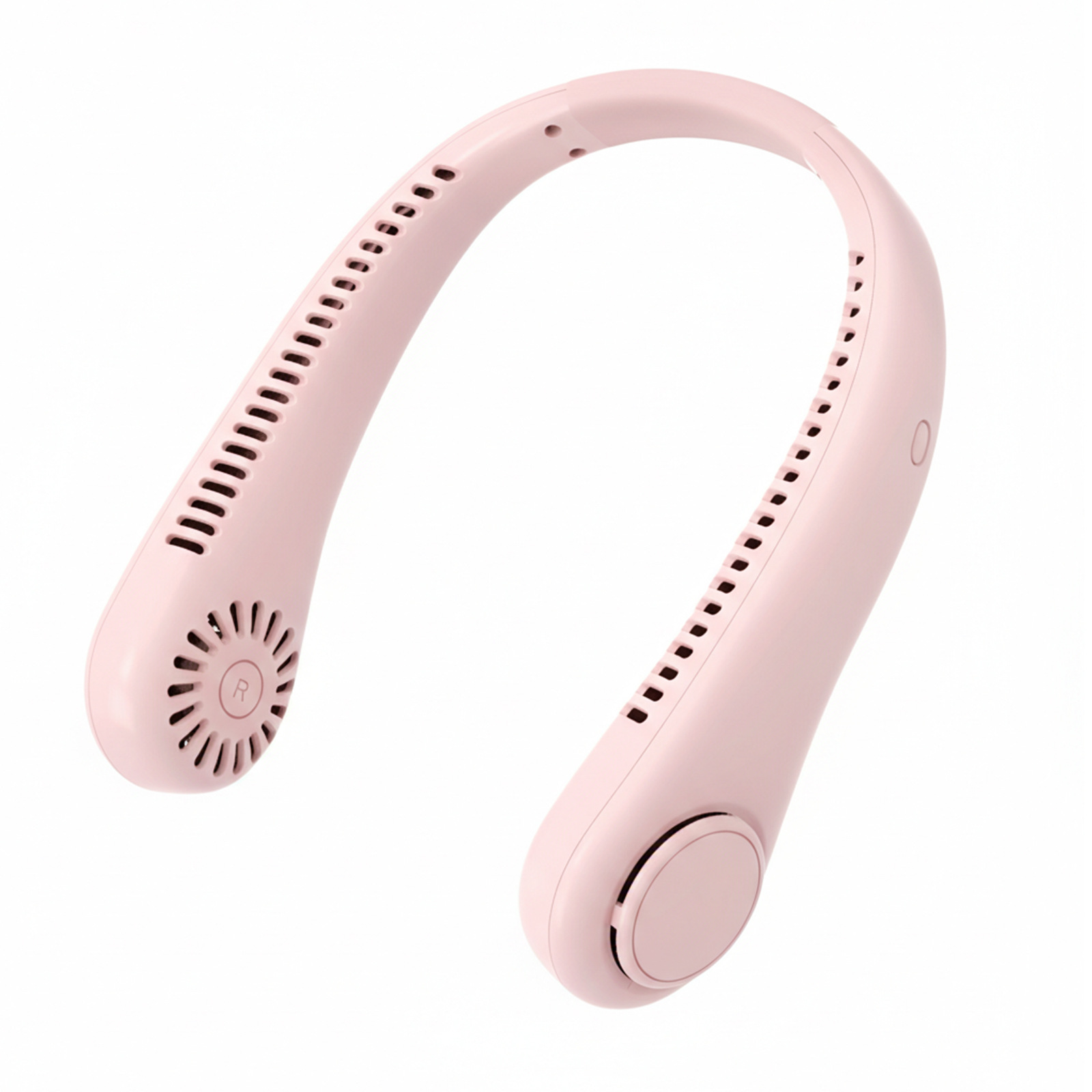 New neck fan, USB rechargeable, portable, silent, turbine-style, bladeless, mini wind.