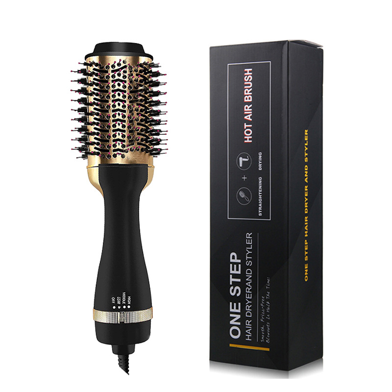 Cross-border multi-functional curling iron, hot air comb, hair dryer, hair styling straightening comb, electric hot comb