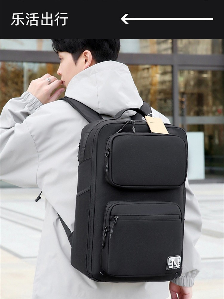 Drop shipping new multi-functional laptop bag, student backpack, men's and women's sports large capacity air cushion travel backpack