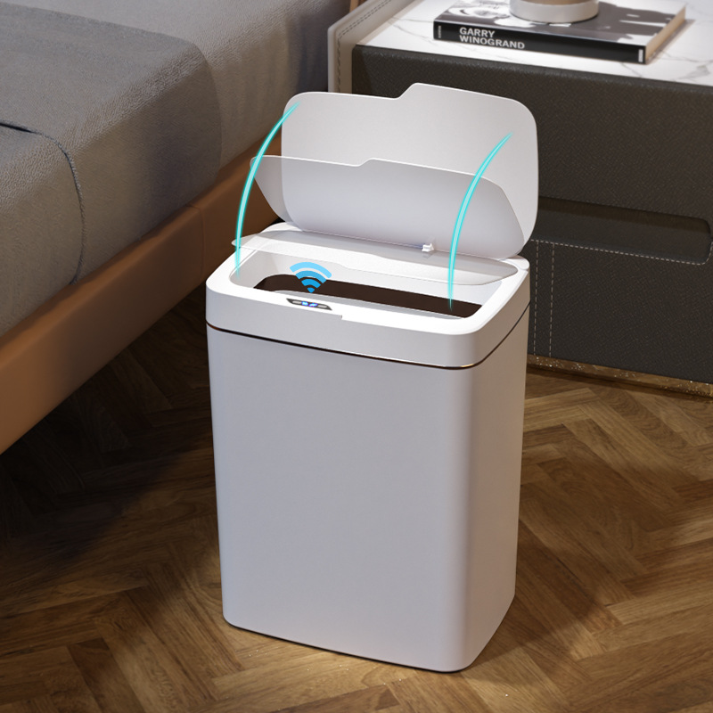 Smart trash cans for home, bedroom, kitchen and toilet, fully automatic sensor trash cans with high appearance level wholesale