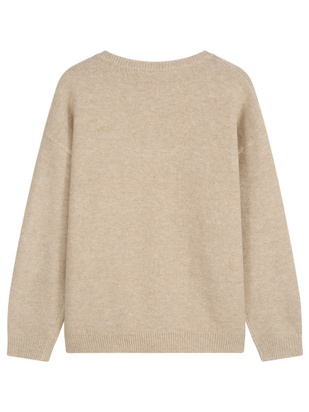 Cross-border bestsellers, independent foreign trade station, European and American women's long-sleeved knitted cardigan sweater, lantern sleeve plus-size women's top