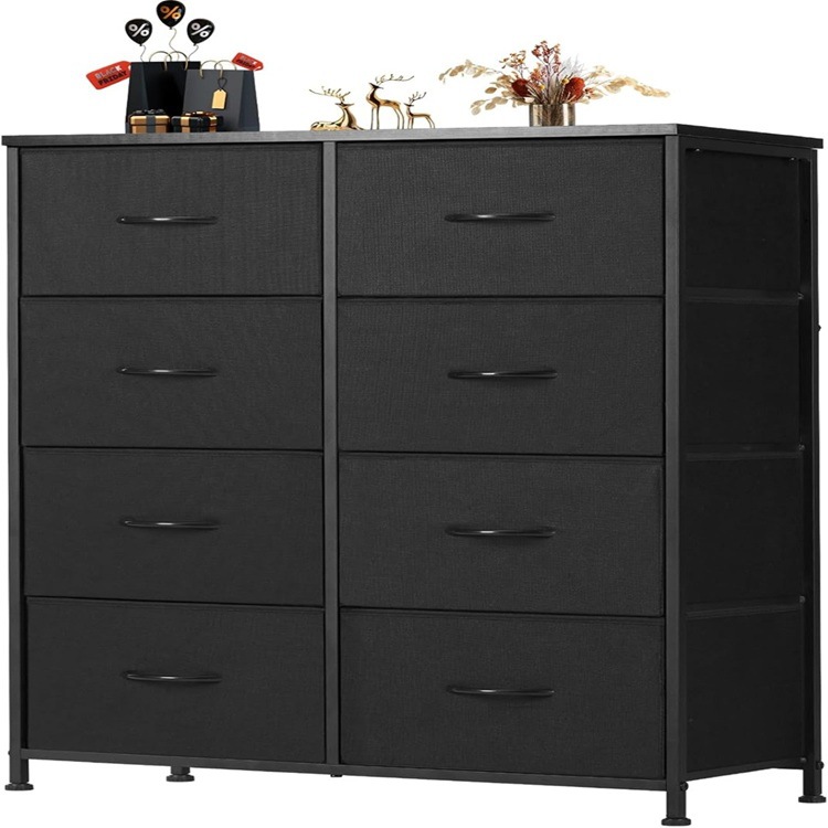 Home storage cabinet, bedside storage rack, fabric multi-functional clothing organization and simple storage cabinet