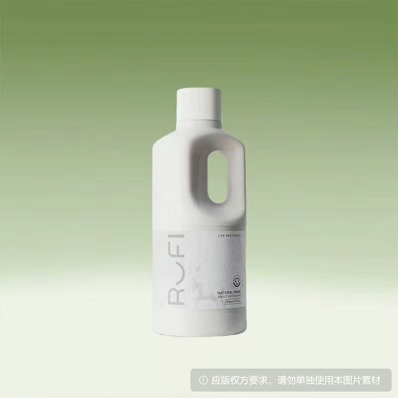 RUFI's Enzyme Fragrance Laundry Detergent: Long-lasting fragrance, natural stain removal, cleansing, fabric care, and color protection with aloe vera.