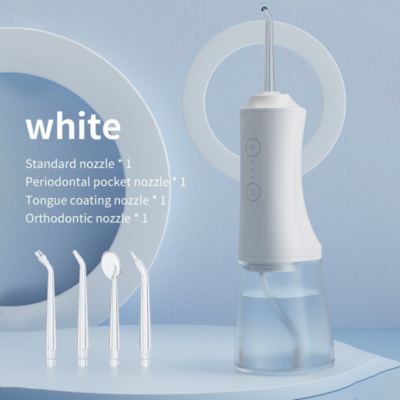 Cross-border foreign trade electric household dental flosser, teeth cleaner, large water tank, oral care, strong water dental floss, water flosser