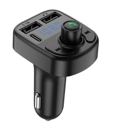 Q6 car FM transmitter, car Bluetooth, hands-free mp3 player, PD fast charging, dual USB charging, full 3.1A